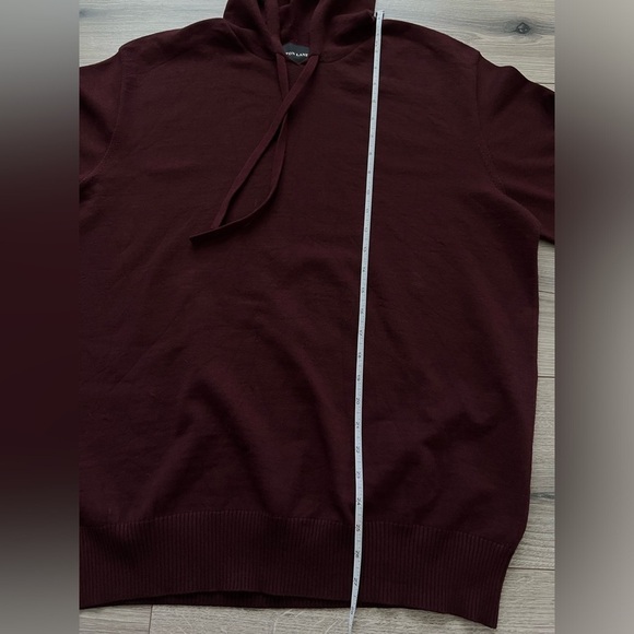 Alton Lane Men’s Knit Sweater Hoodie Sweatshirt | Burgundy Red | XL - Picture 7 of 7